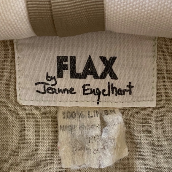VINTAGE Flax by Jeanne Engelhart Hawaii Shirt Sz L - Picture 3 of 4